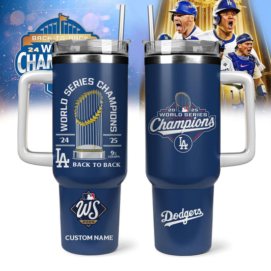 .Los Angeles Dodgers 2025 World Series Champions Tumber