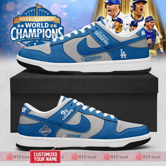 Los Angeles Dodgers 2025 World Series Champions Air Dunk Sneaker