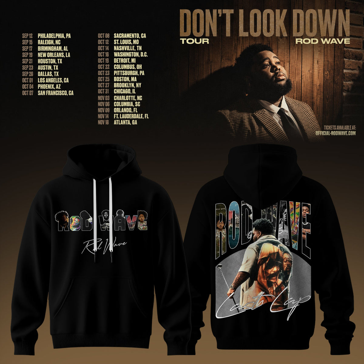 Rd Wv Don’t Look Down 2026 Tour Premium 3D Hoodie