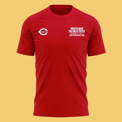 Limited Edtion Noah Kahan x Cincinnati Reds Red Tshirt 2026