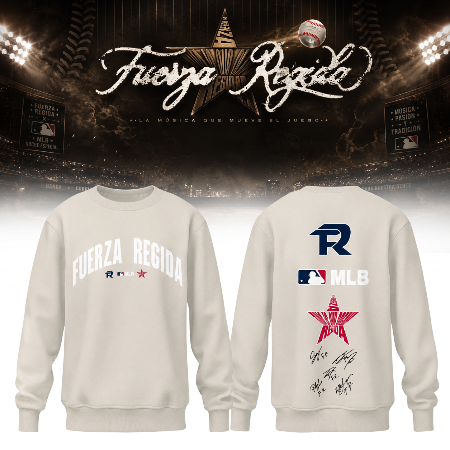 Fuerza Regida “This Is Our Dream Stadium Tour” 2026 Limited Edition Signature – Sweatshirt