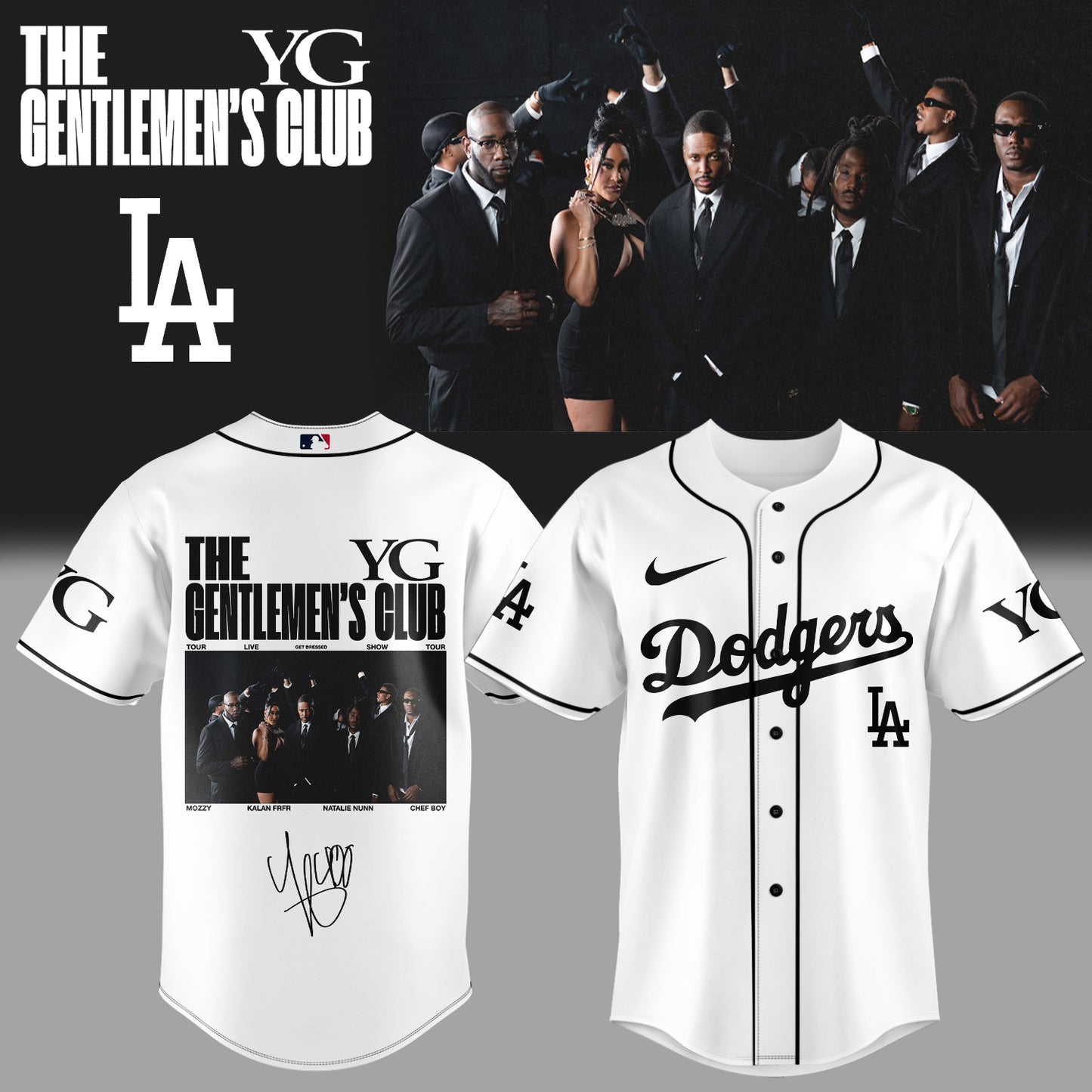 _Baseball US x YG – “The Gentlemen’s Club” . Limited Edition Signature Jersey