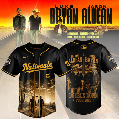 .Baseball x Jason Aldean & Luke Bryan Double Down Tour 2026 Edition Jersey