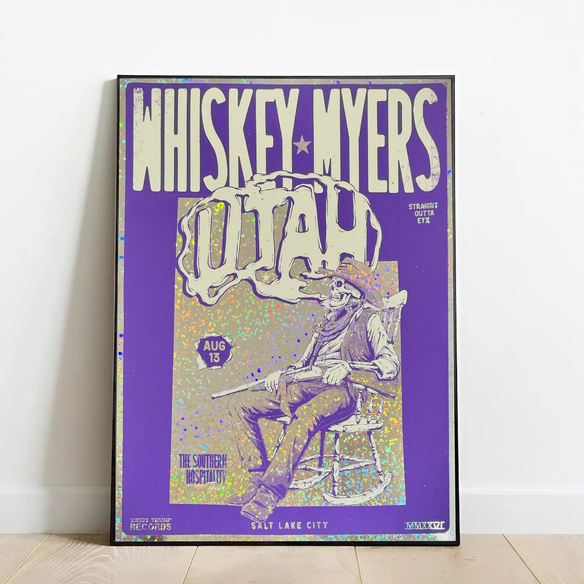Limited Edition Whiskey Myers Southern Hospitality Tour In Utah Poster 2