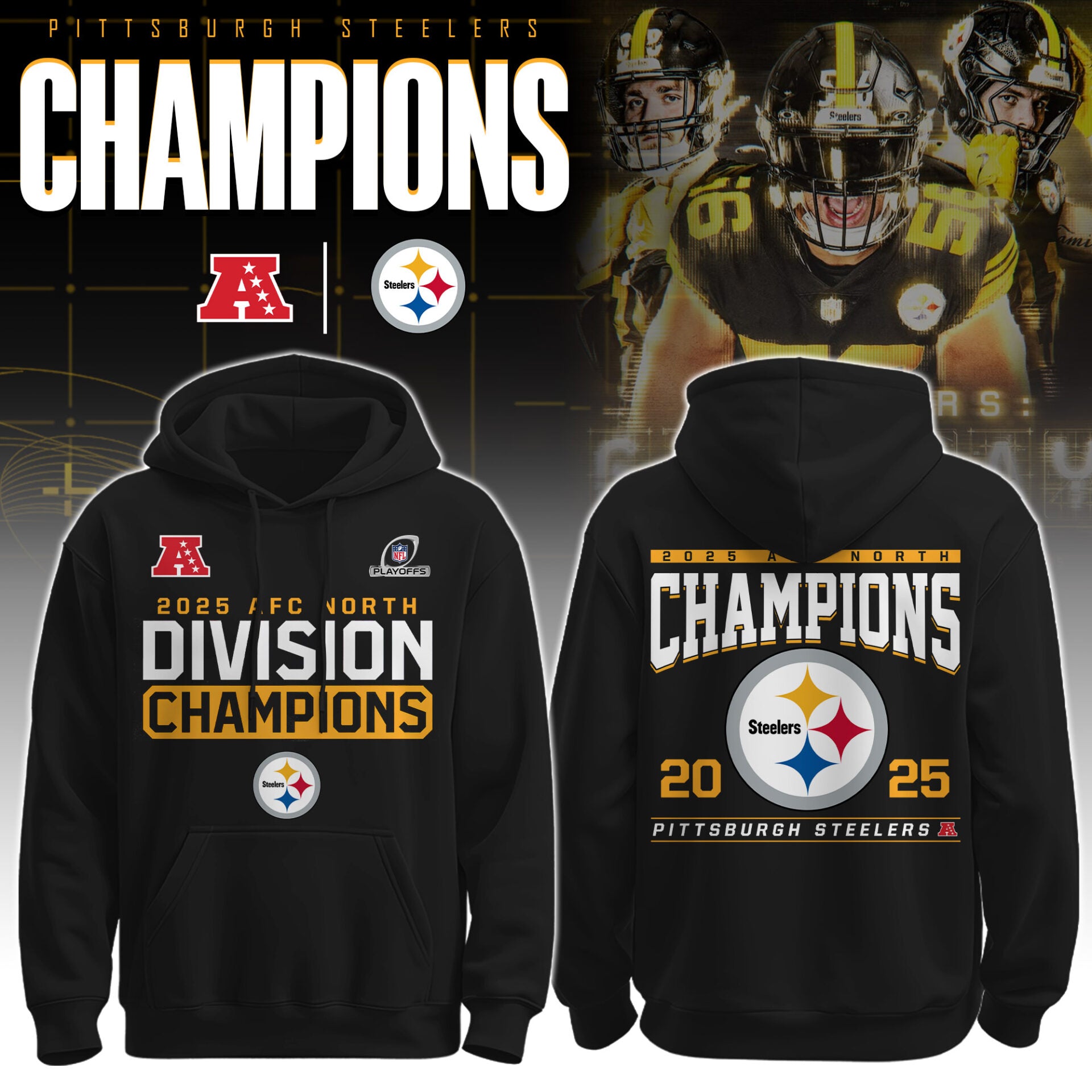 Limited Edition AFC North Champions Hoodie-AB0106262001