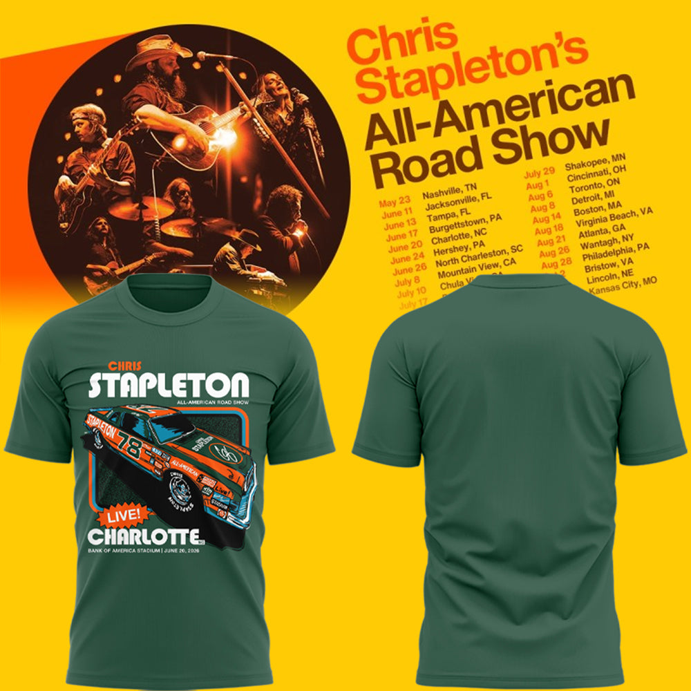 Limited Edition “All-American Road Show” in Charlotte, NC Tshirt-AB0621261001