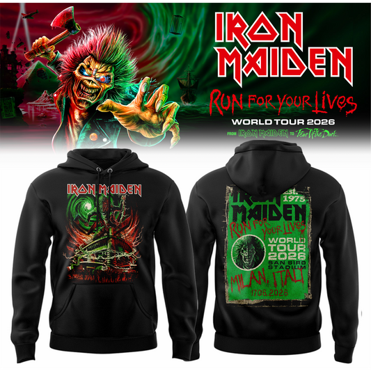 Limited Edition Run For Your Lives 2026 At San Siro Stadium Milan Hoodie-AB1706262001