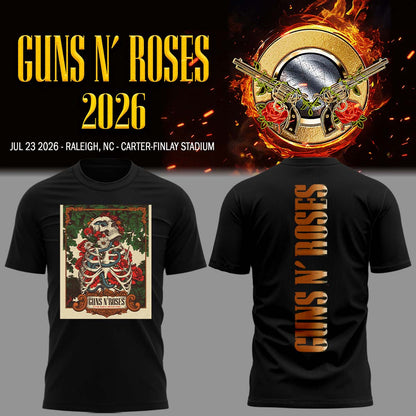 Limited Edition Guns N’ Roses Tour 2026 TShirt