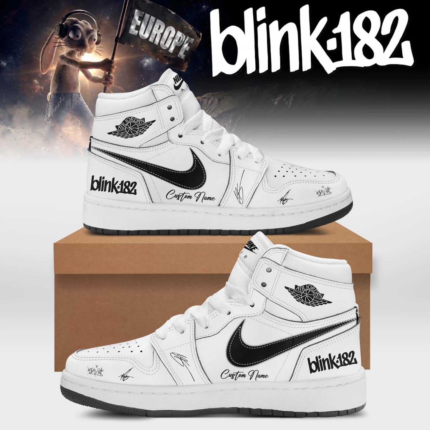 _Blink-182 New EU Shows -Limited Edition Signature Shoes 7-
