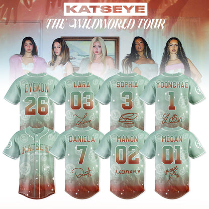 _KATSEYE: THE WILDWORD TOUR Exclusive Baseball Jersey