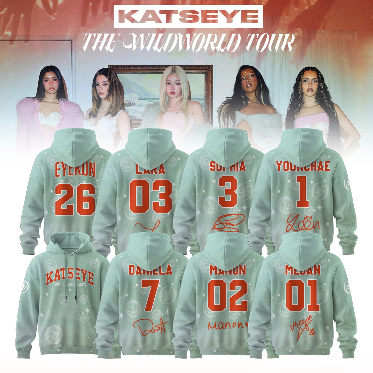 _KATSEYE: THE WILDWORD TOUR Exclusive Hoodie