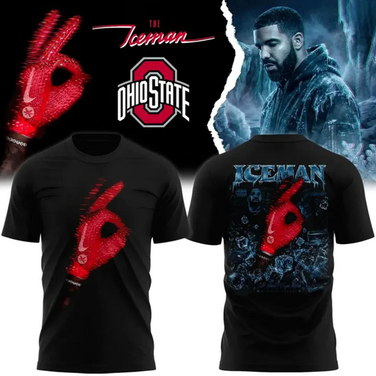 Drake Ice Man x Ohio State Buckeyes Limited shirt