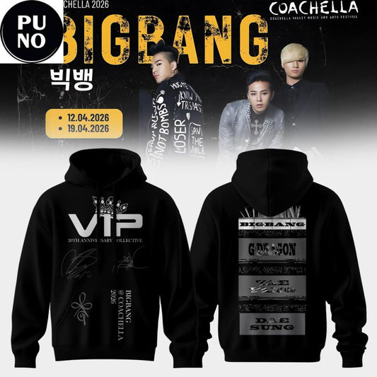 BIGBANG The King Is Back Coachella 2026 Limited Edition Hoodie