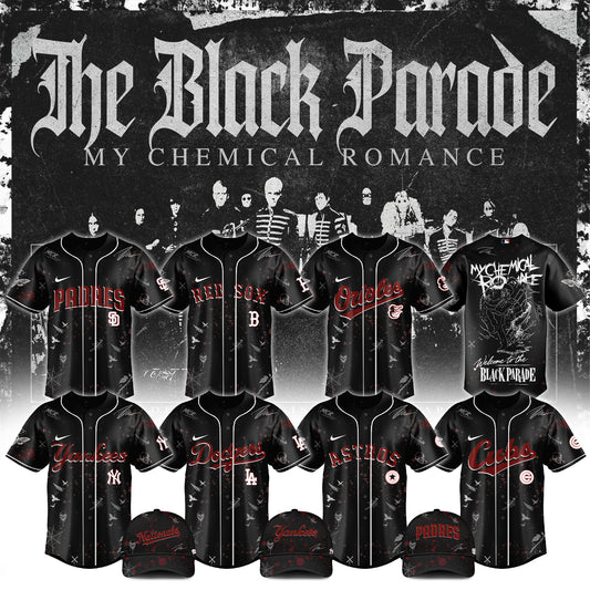 All Team x MCR The Black Parade Tour 2026 Jersey Limited Edition V1