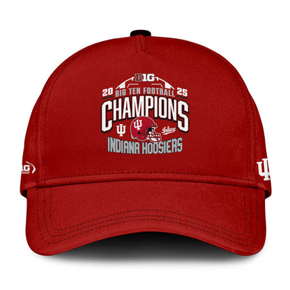 Indiana Hoosiers Football Big Ten Championship Combo Hoodie