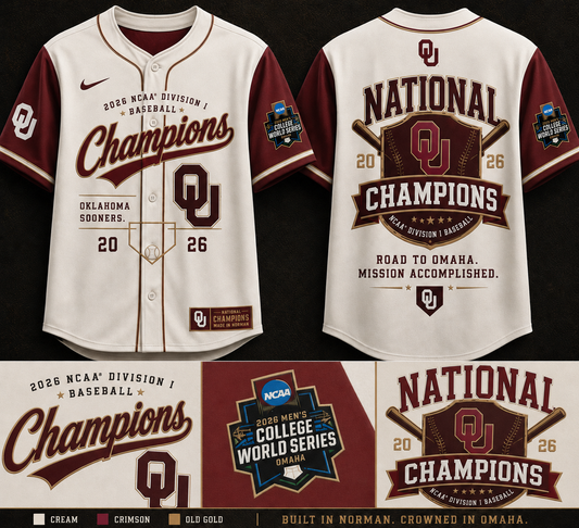Oklahoma Sooners Baseball 2026 National Champions