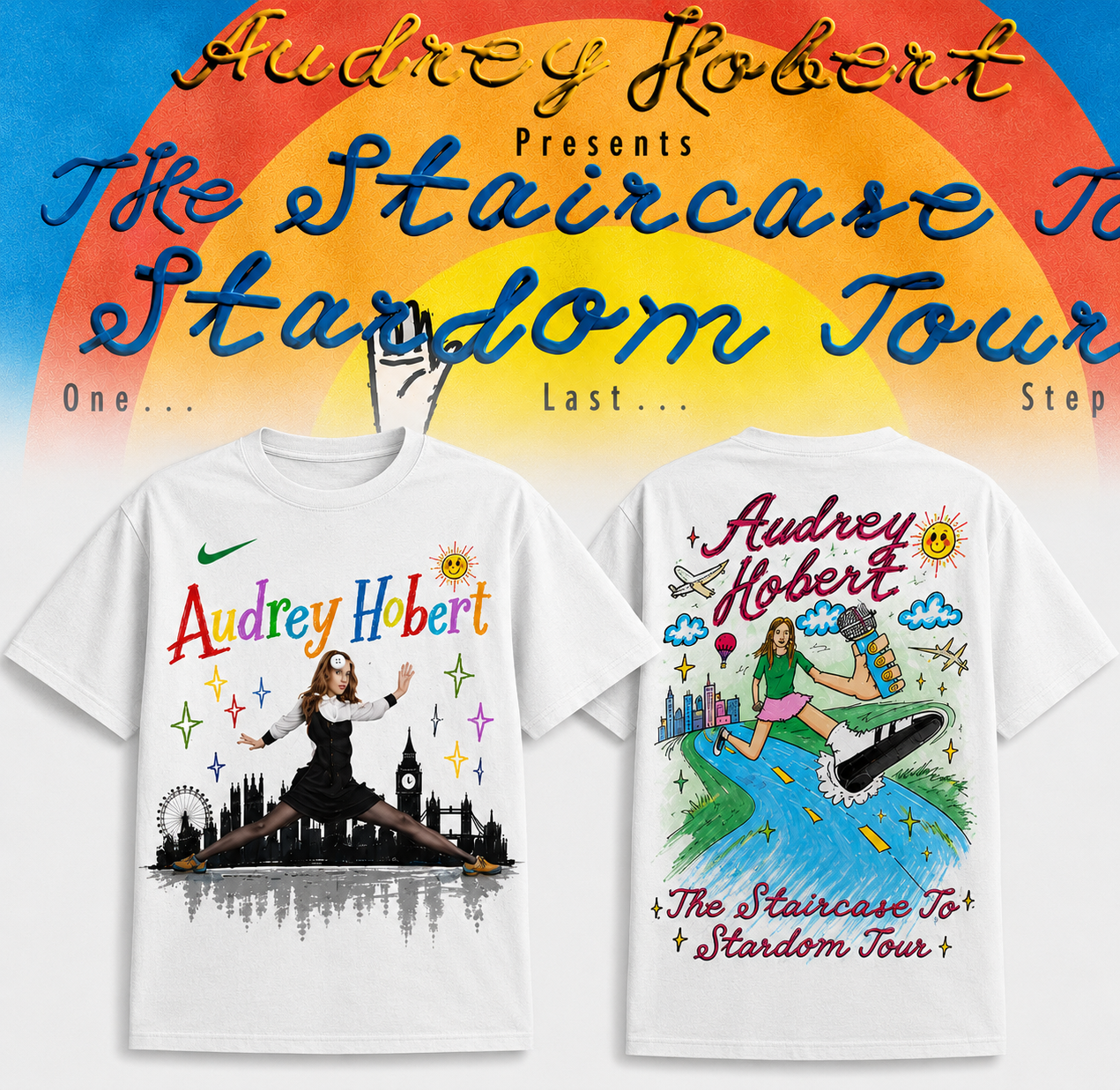 AUDREY HOBERT – THE STAIRCASE TO STARDOM TOUR TEE