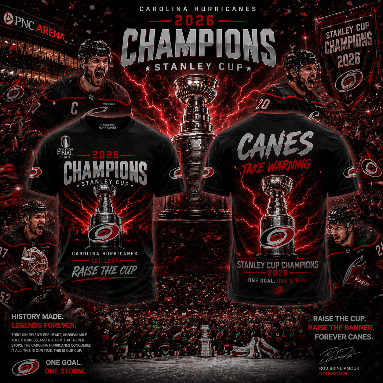 _C Hurricanes 2026 Stanley Cup Champions Shirt