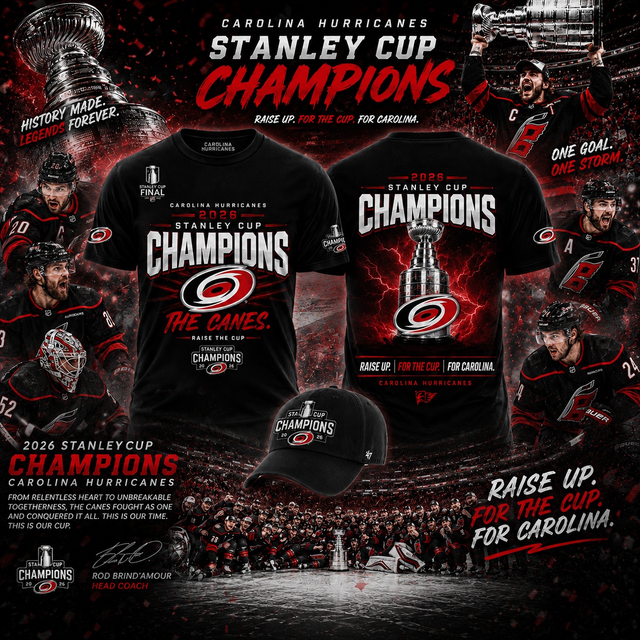 _C Hurricanes 2026 Stanley Cup Champions Shirt
