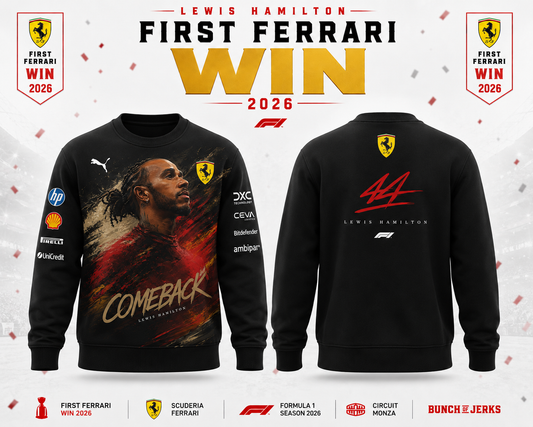 LEWIS HAMILTON – FIRST FERRARI WIN 2026 SWEATER