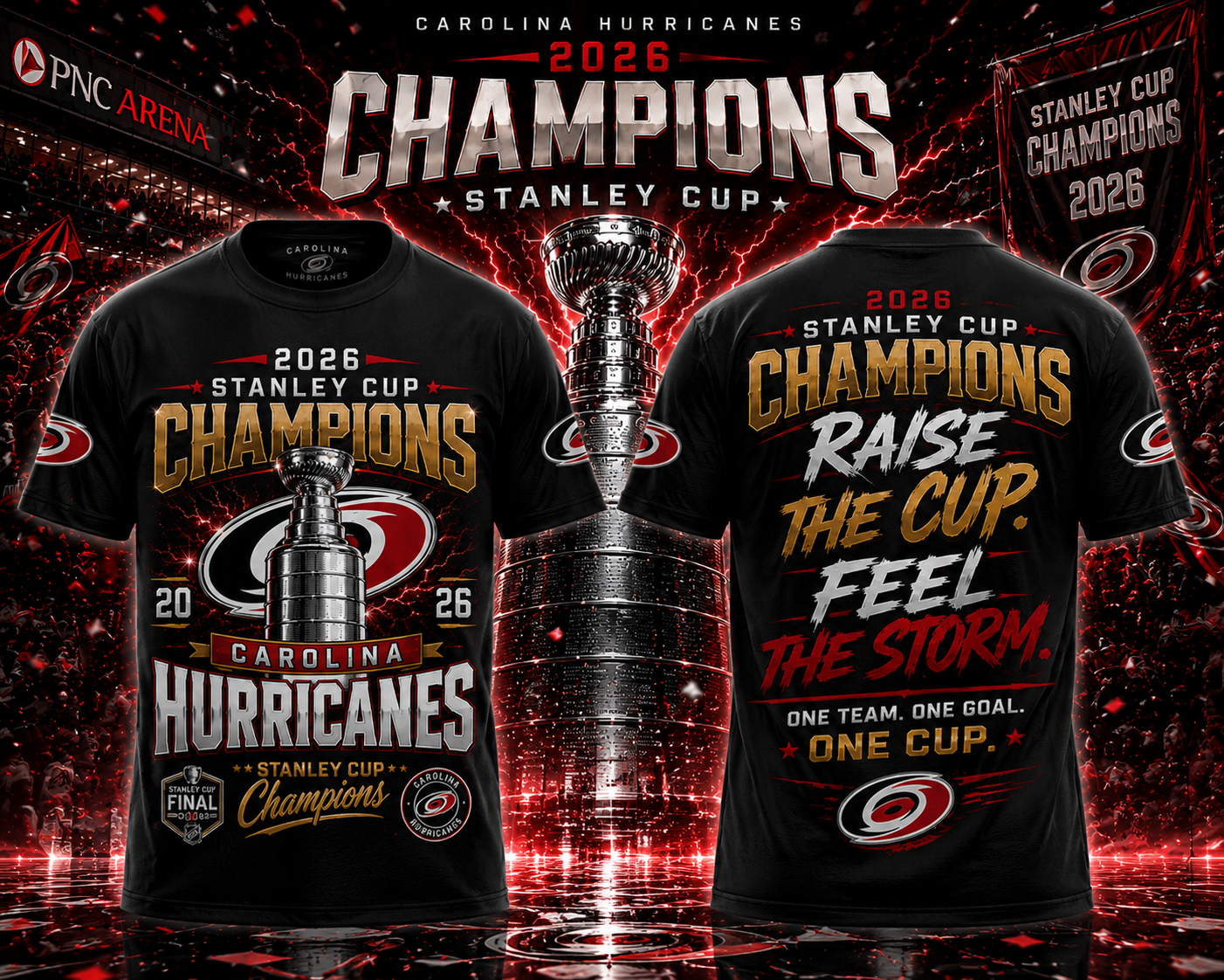 _C Hurricanes 2026 Stanley Cup Champions Shirt