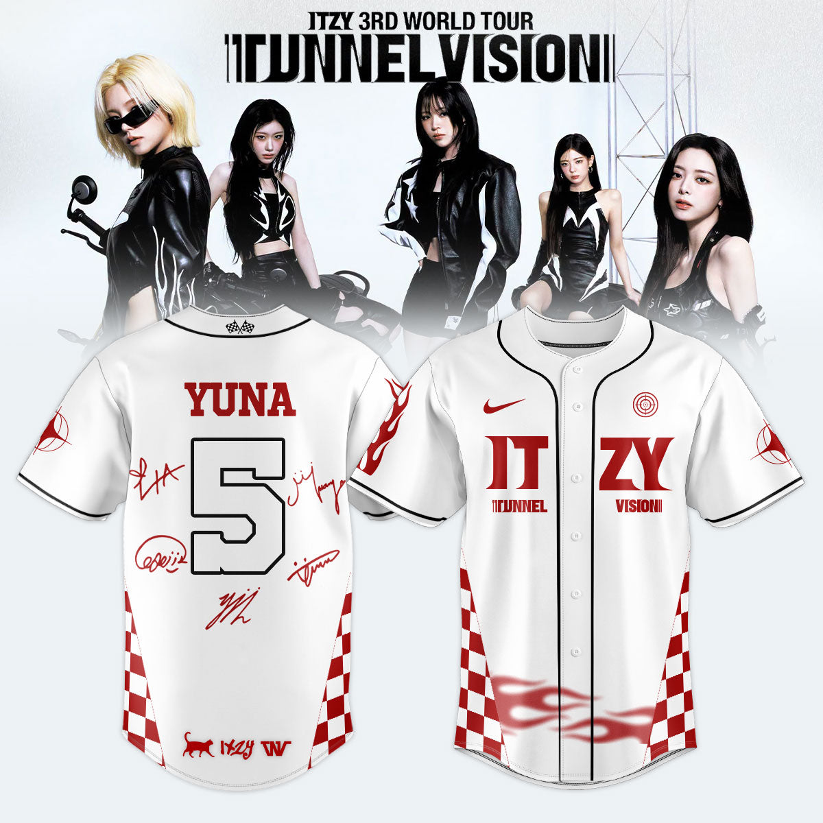 _,ITZY “Tunnel Vision” World Tour 2026 Limited Edition Signature – Jersey