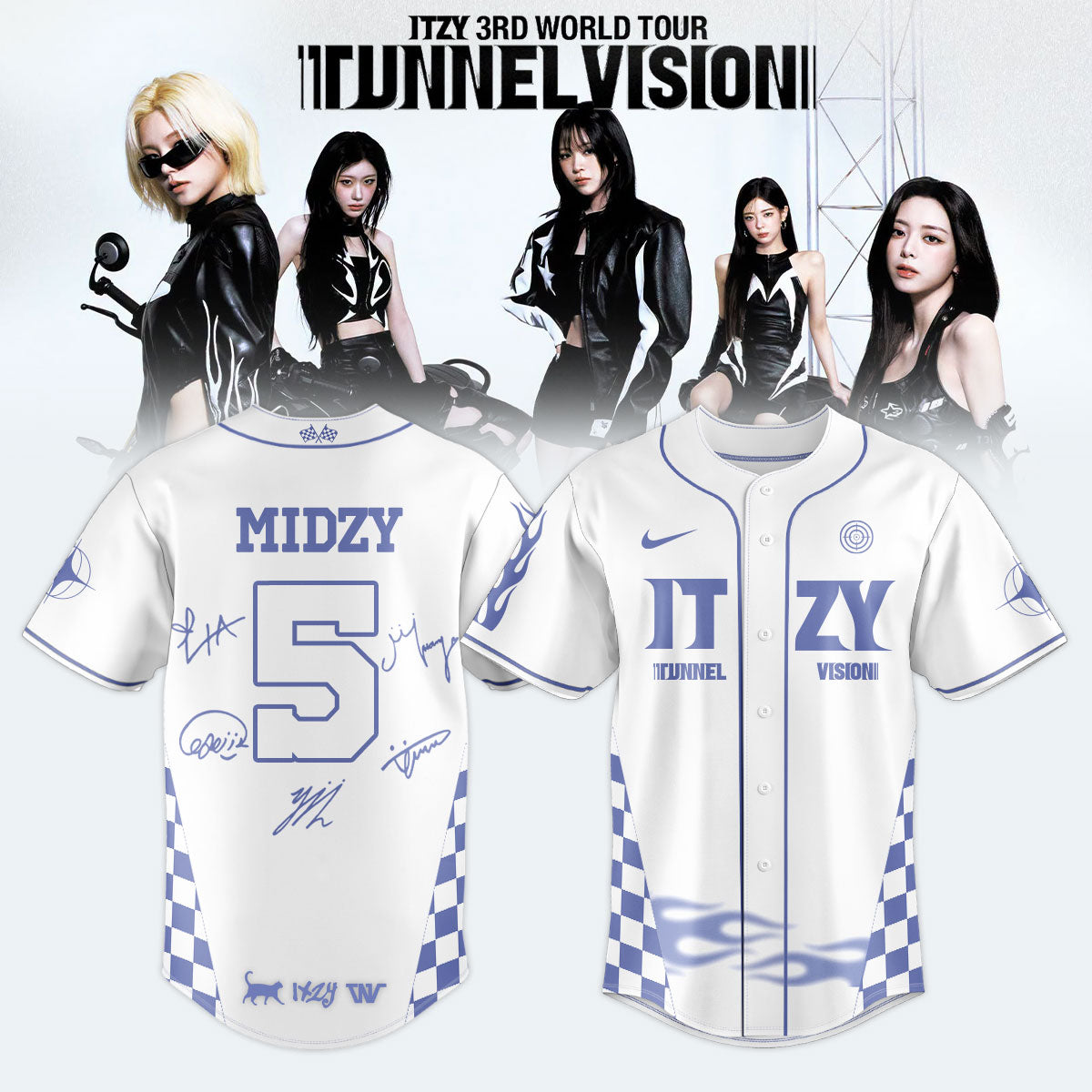 _,ITZY “Tunnel Vision” World Tour 2026 Limited Edition Signature – Jersey