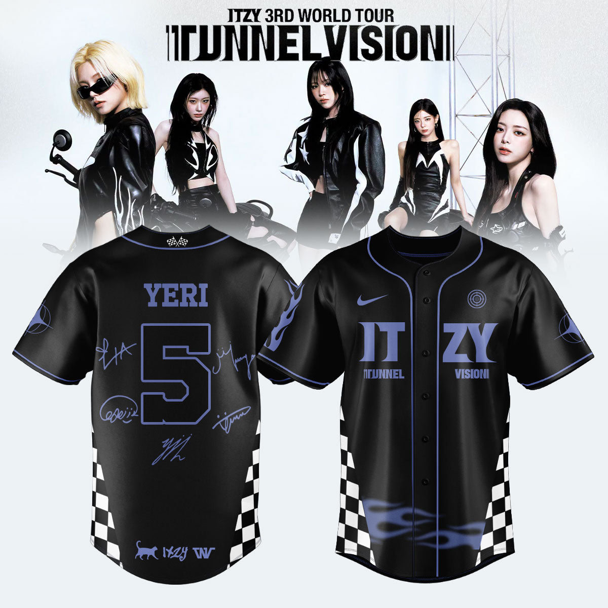 _,ITZY “Tunnel Vision” World Tour 2026 Limited Edition Signature – Jersey