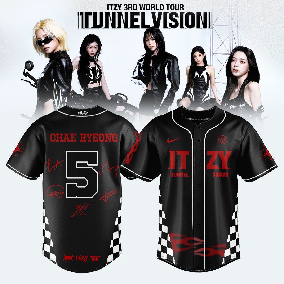 _,ITZY “Tunnel Vision” World Tour 2026 Limited Edition Signature – Jersey