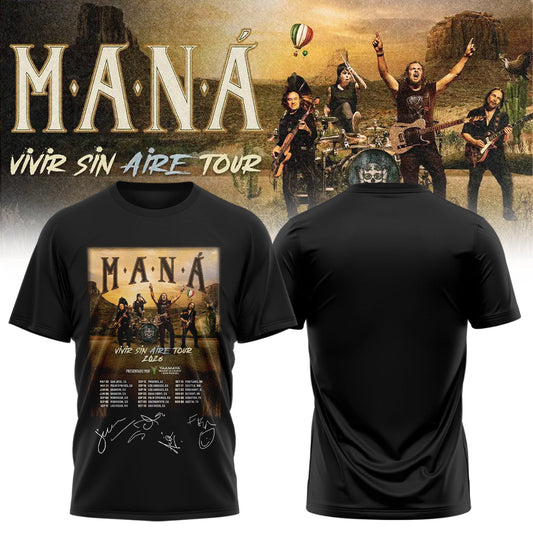 Maná “Vivir Sin Aire Tour” – Tshirt