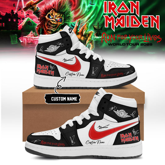 .Iron Maiden – Run For Your Lives World Tour Shoes