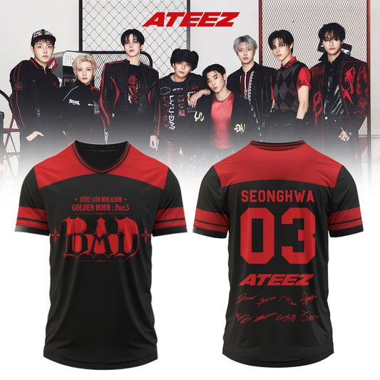 ATEEZ BAD signed Jersey