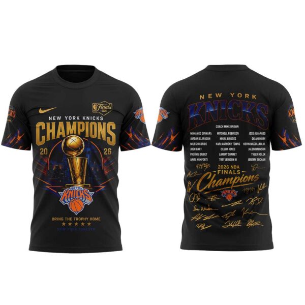 NY Knicks Just Won 2026  Finals Champions Shirt V2