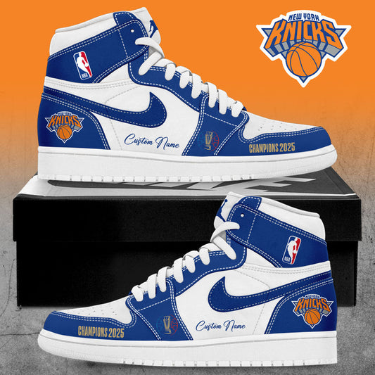 NY Knicks Cup 2025 Champions Custom Name Shoes JD