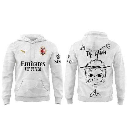 .The Weeknd After Hours Til Dawn Tour x AC Milan Limited Edition Hoodie V4