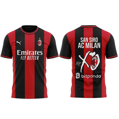 .The Weeknd After Hours Til Dawn Tour x AC Milan Limited Edition Shirt V2