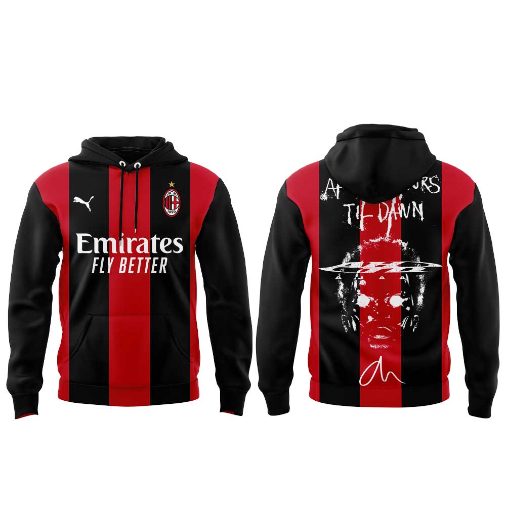 The Weeknd After Hours Til Dawn Tour x AC Milan Limited Edition Hoodie