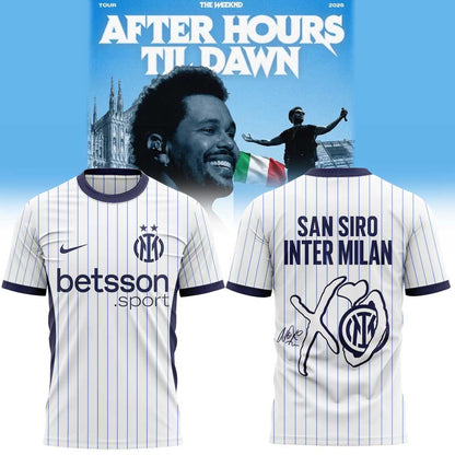 . The Weeknd After Hours Til Dawn Tour x Inter Milan Limited Edition Shirt V4
