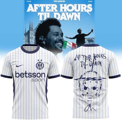 . The Weeknd After Hours Til Dawn Tour x Inter Milan Limited Edition Shirt V3