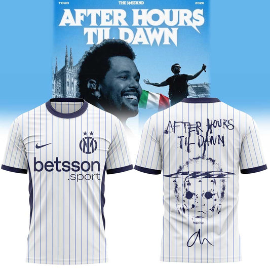 . The Weeknd After Hours Til Dawn Tour x Inter Milan Limited Edition Shirt V3