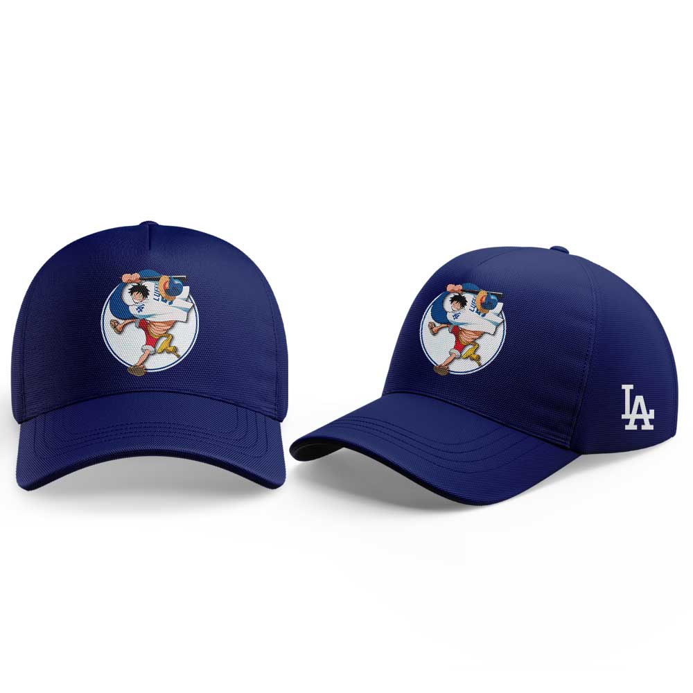 . LA Dodgers Straw Hats ONE PIECE Night Limited Hoodie White