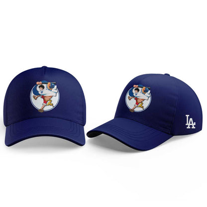 . LA Dodgers Straw Hats ONE PIECE Night Limited Hoodie White