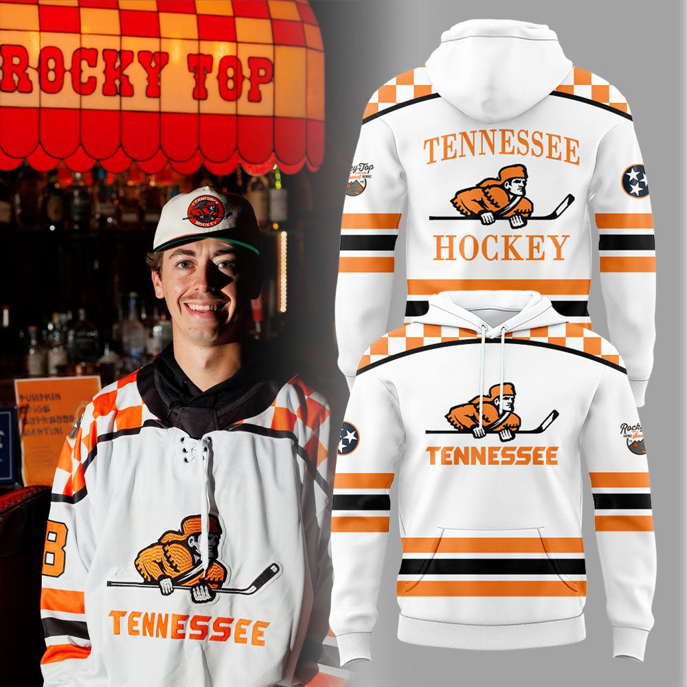 Tennessee Ice Hockey Chuck-A-Puck Uniform Combo Hoodie