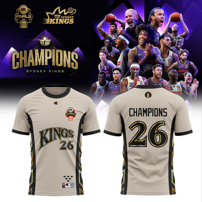 Sydney Kings 2026 NBL Championship Shirt