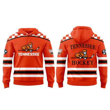 Tennessee Ice Hockey Chuck-A-Puck Uniform Combo V2 Hoodie