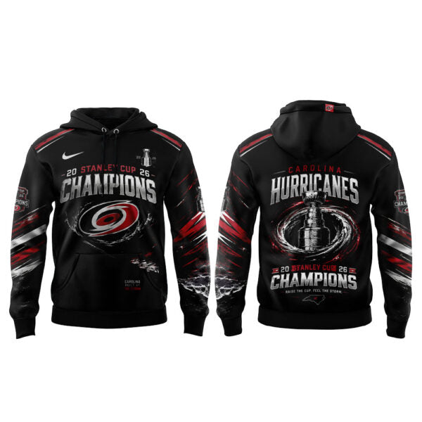 . C Hurricanes 2026 Stanley Cup Champions Hoodie