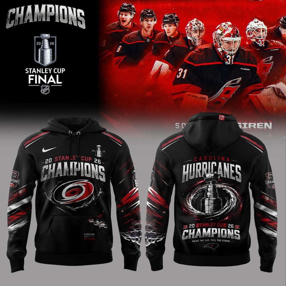. C Hurricanes 2026 Stanley Cup Champions Hoodie