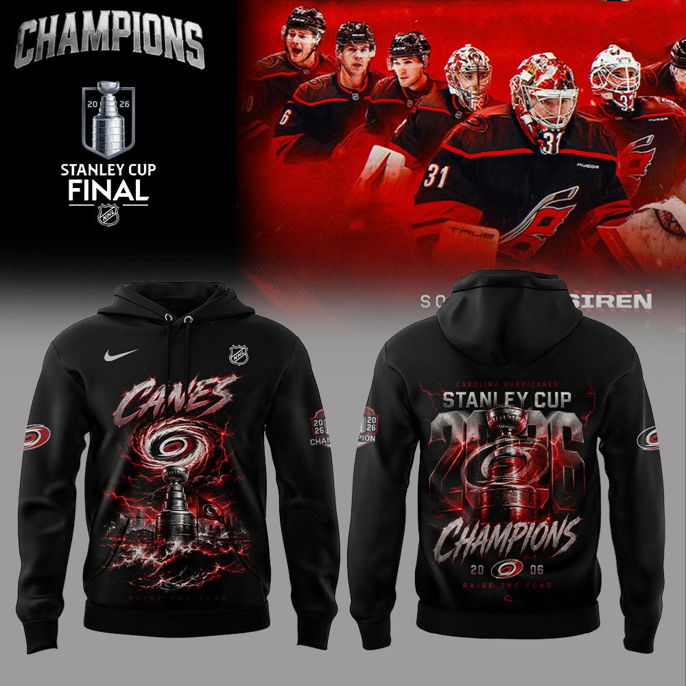 . C Hurricanes 2026 Stanley Cup Champions Hoodie V2