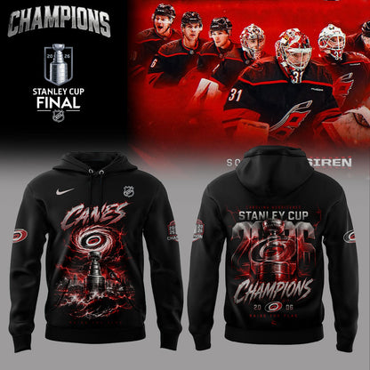 . C Hurricanes 2026 Stanley Cup Champions Hoodie V2