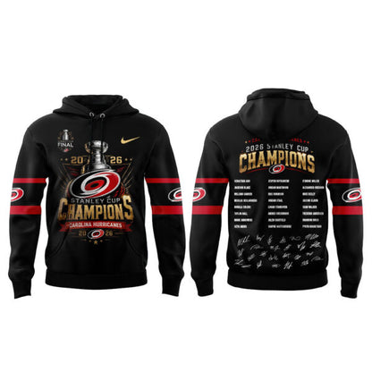 . C Hurricanes 2026 Stanley Cup Champions Hoodie V3